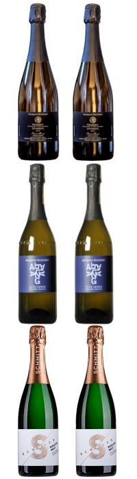 Smagekasse med bobler – Alta Langa, Piemonte Spumante & Riesling Brut